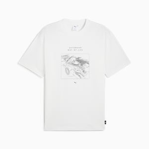 GRAPHICS "Autobahn" Men's Relaxed Fit Tee, PUMA White, extralarge-IND